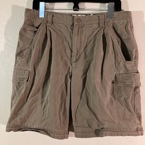 Columbia Tan Cargo Shorts Retro‎ Sportswear Hiking Shorts Mens 34
